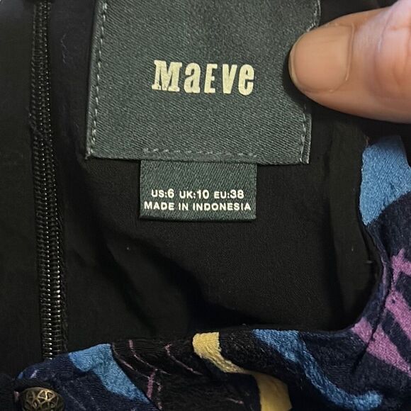 Cold Shoulder Midi Dress Floral Print Keyhole Navy Blue Pink Sleeveless - Picture 4 of 7